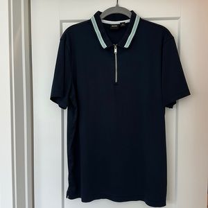 Hugo boss blue polo shirt